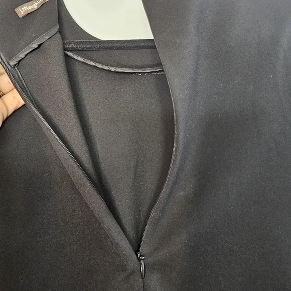 J. McLaughlin Women's Shift Dress Black Short Sleeve Size Small - Picture 10 of 14